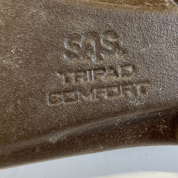 SAS‎ Simplify Loafer Shoe Everyday Leather Pearl Bone Size 9 Med. Tripad Comfort - Picture 9 of 9